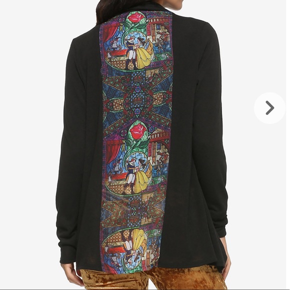 Disney Sweaters Disney Beauty And The Beast Flyaway Cardigan Poshmark